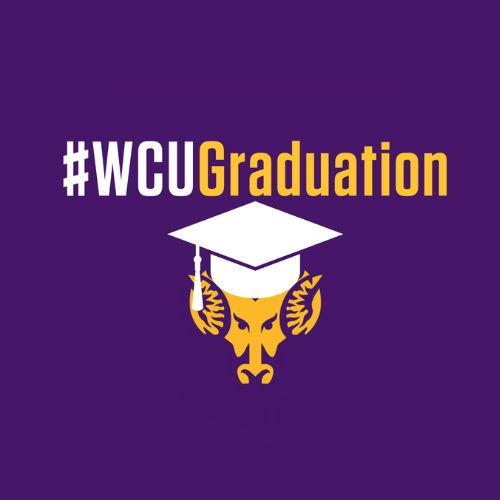 WCU Graduation Hashtag