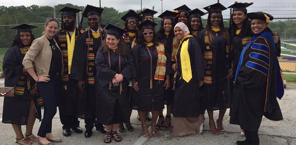 Social Work Graduate group of students