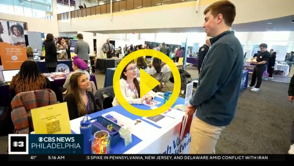 CBS News Covers Job & Internship Fair