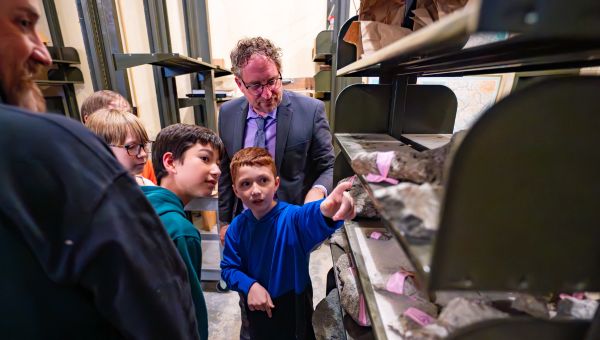 Museum studies professor shows LEGO teams archeological artifacts