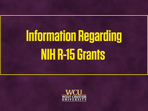 Info Regarding NIHR15 Grantse