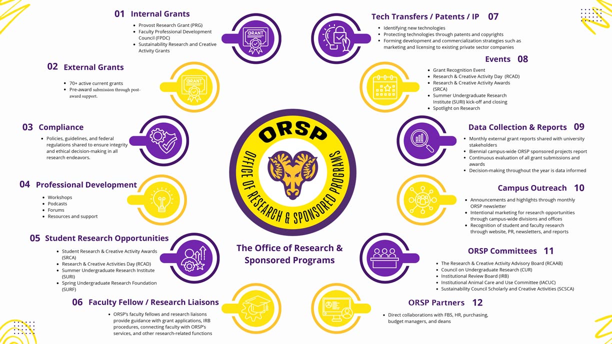 ORSP Responsibilities Graphic