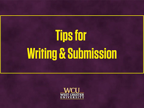 Tips for Writing Submissions