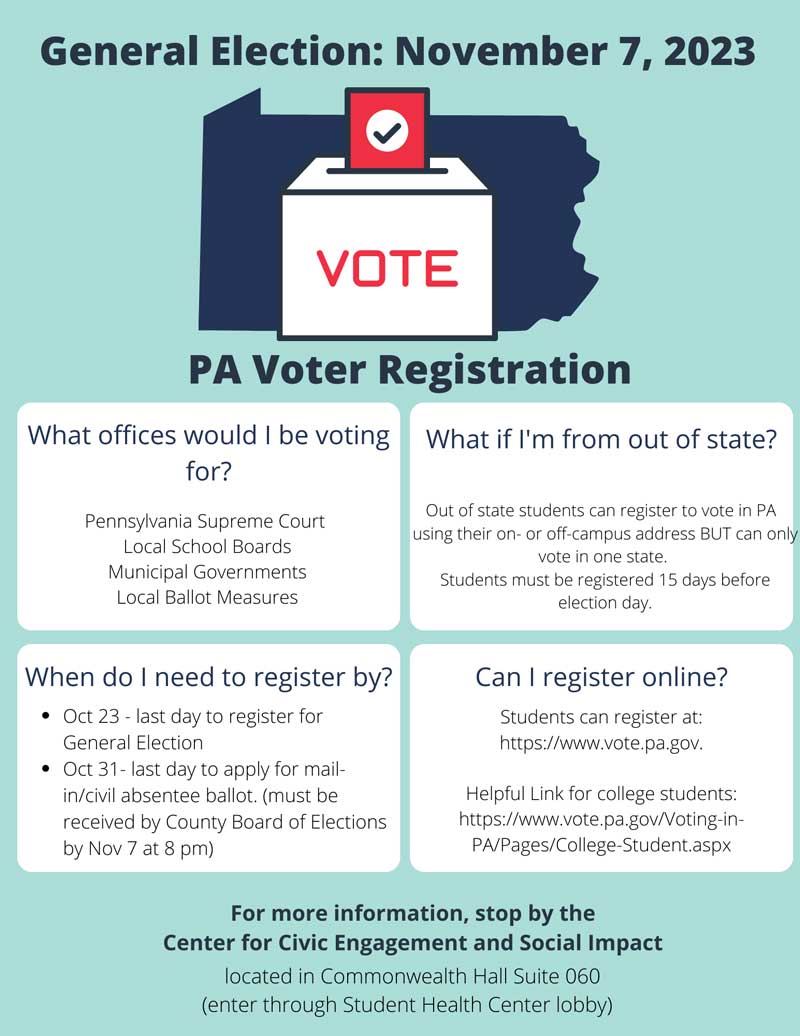 Fall 2023 Voter Registration