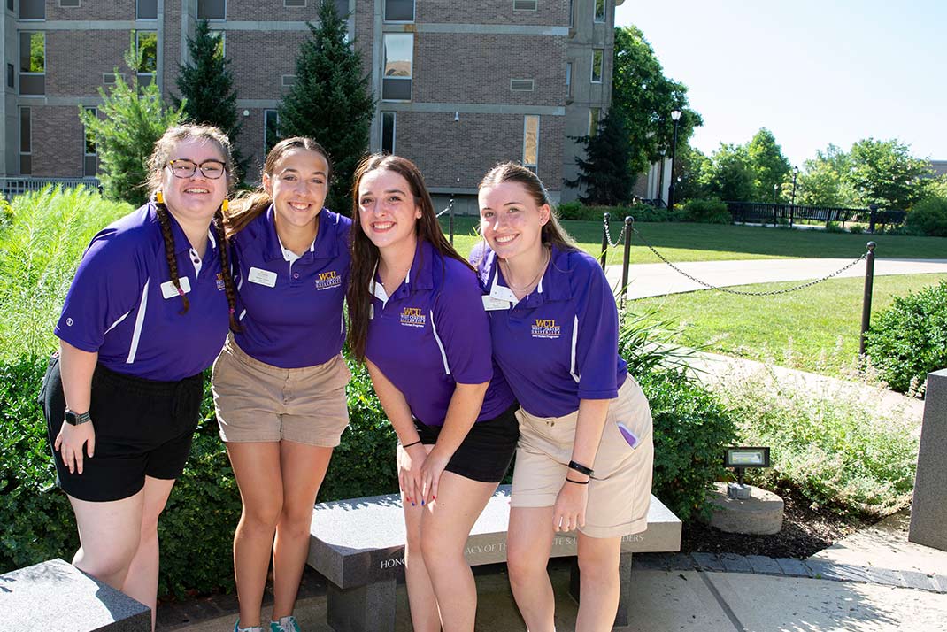 Orientation Leaders at Check In