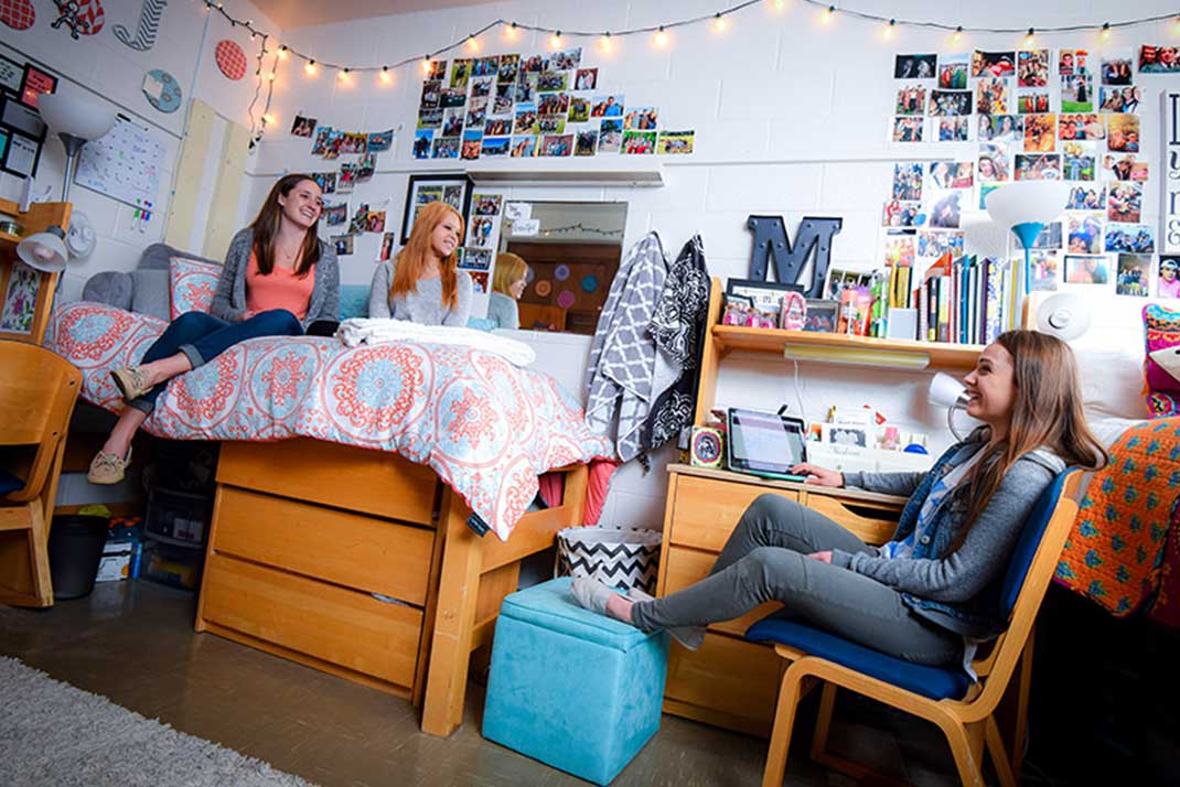 Students in Dorm Room