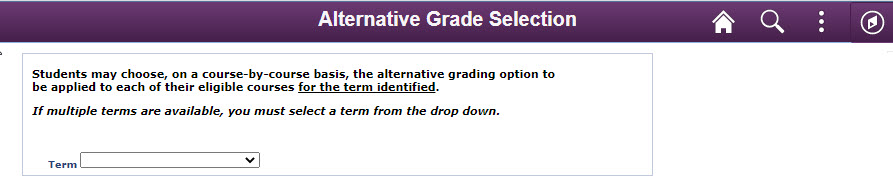 Alternative Grading Options