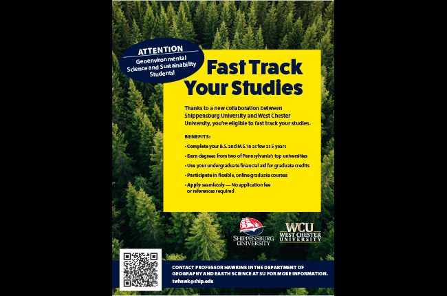 WCU partners with SHIP for a BS to MS Geography degree