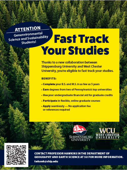 WCU partners with SHIP for a BS to MS Geography degree