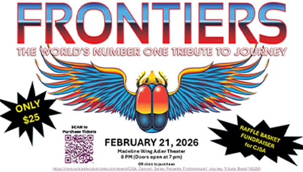 JOURNEY TRIBUTE BAND FRONTIERS TAKES THE STAGE AT WEST CHESTER UNIVERSITY ON FEBRUARY 21