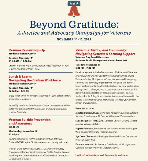 Veterans Day list of events