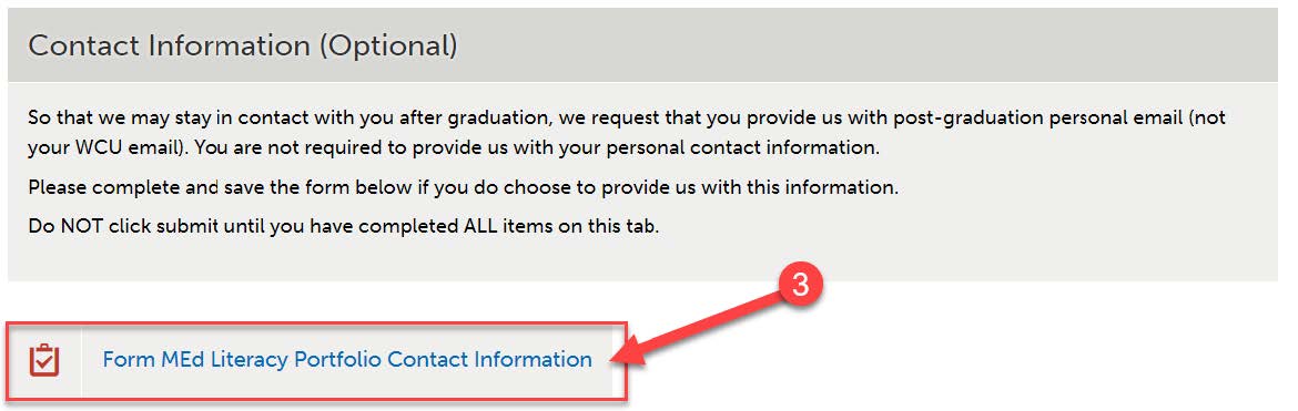 frm med literacy portfolio contact information