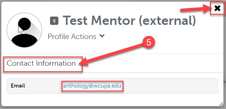 mentor contact info