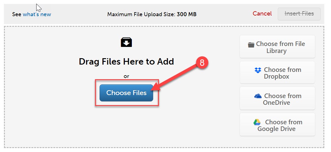 choose files