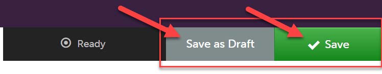 save options