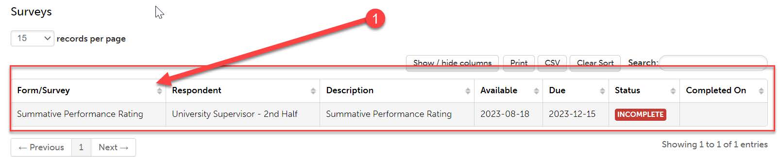 summative performance rating
