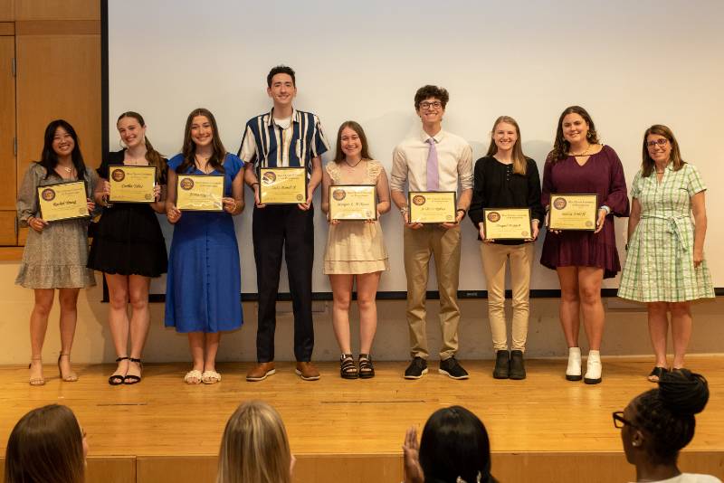 Awardees standing together