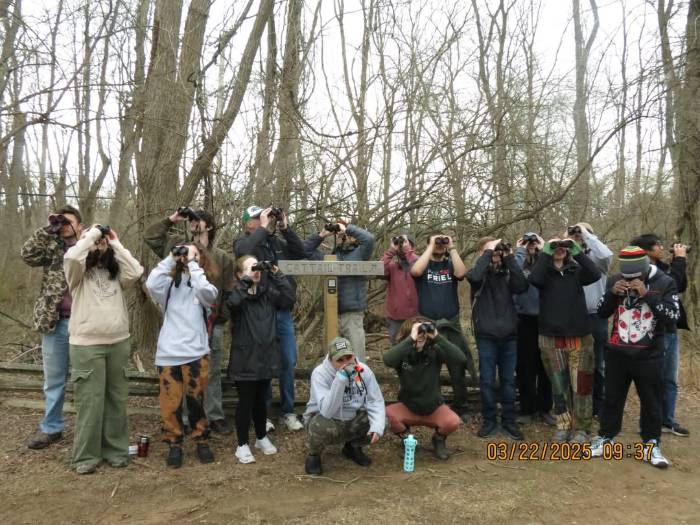 Participants in the March 22nd Bird Walk