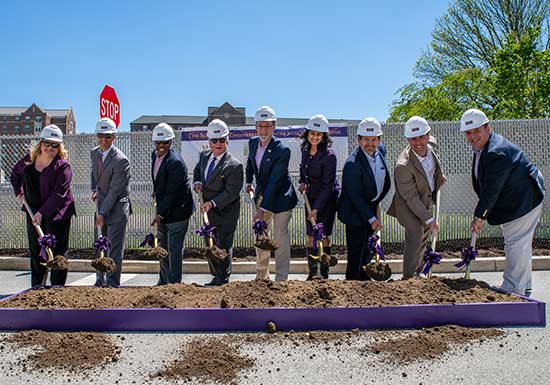 CHris Fiorentino breaking ground