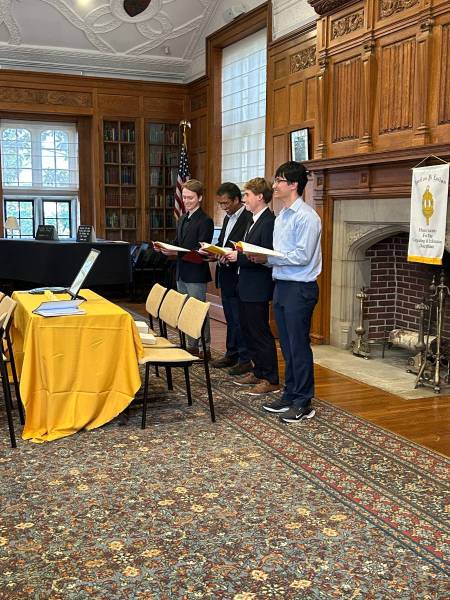 UPE Ceremony UPE Alum