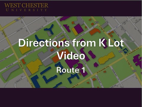 Directions from K Lot Route 1 video