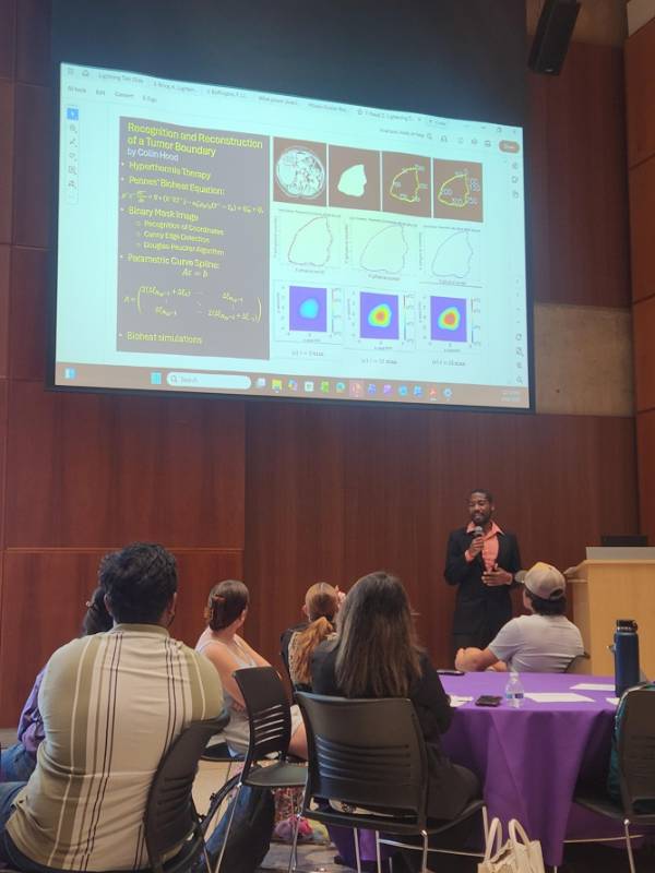 Collin Hood at WCU 2025 Research and Creative Activities Day, April 16, 2026.