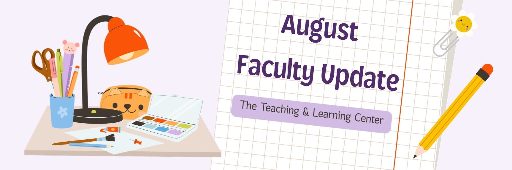 august 2026 faculty update banner