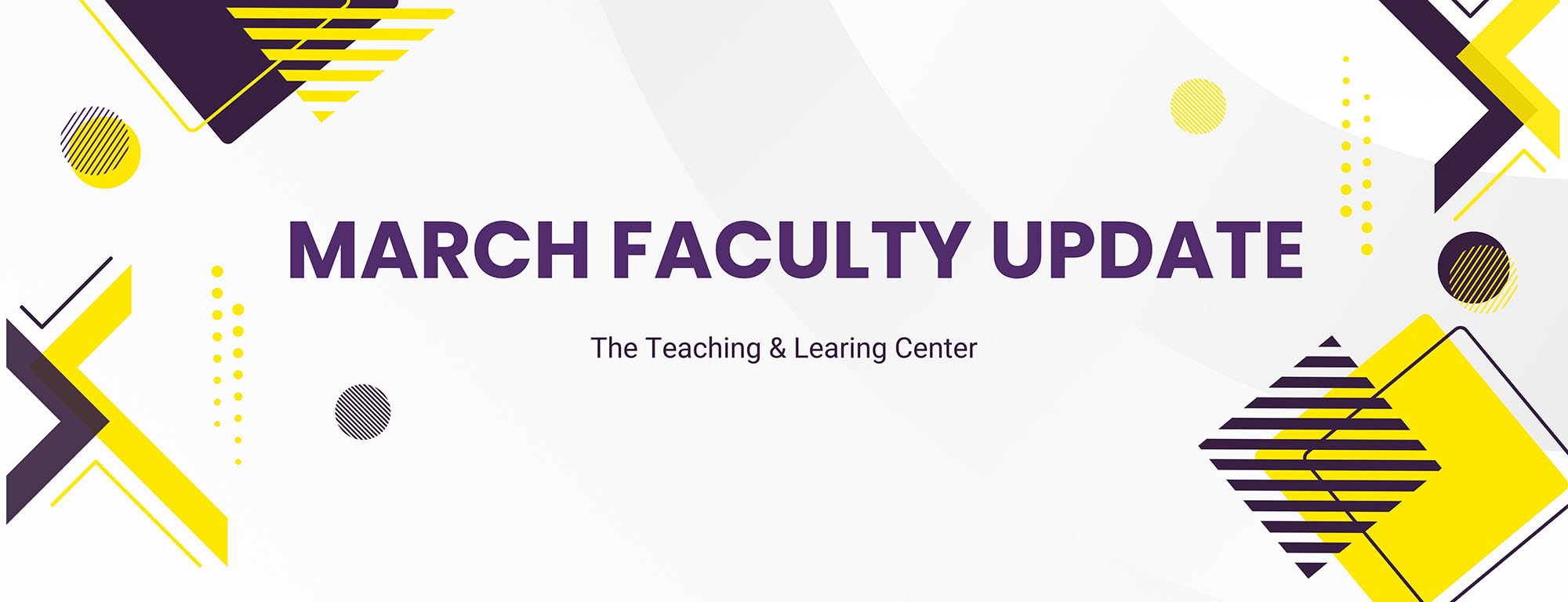 February Faculty Update - The Teaching & Learning Center snow falling on trees